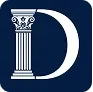 Logo featuring a white classical column and dark blue text "Diskin Litigation PLLC" on black background.